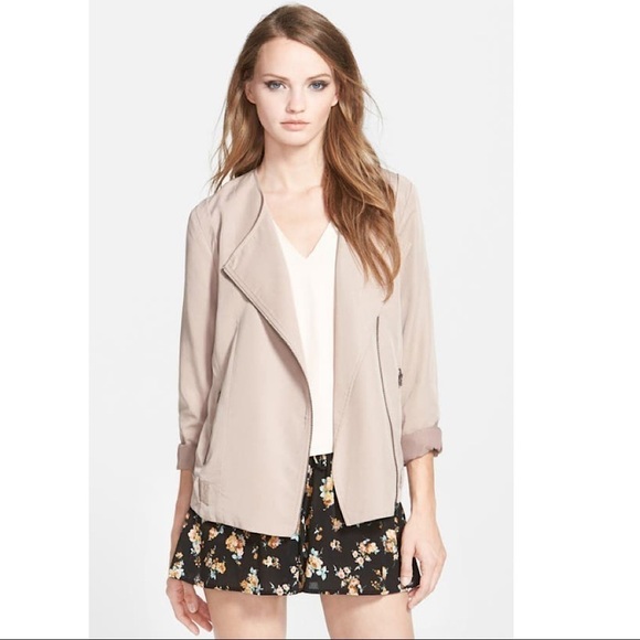 ASTR The Label Faux Suede Asymmetrical Moto Jacket - Picture 7 of 7